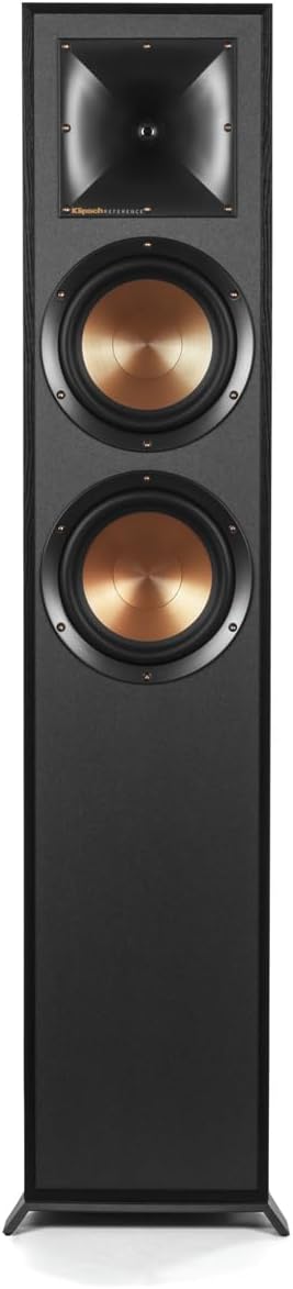 Reference R-620F Floorstanding Speakers Home Theater High-Fidelity Tower Loudspeakers Black Wood Grain Pair Zevon