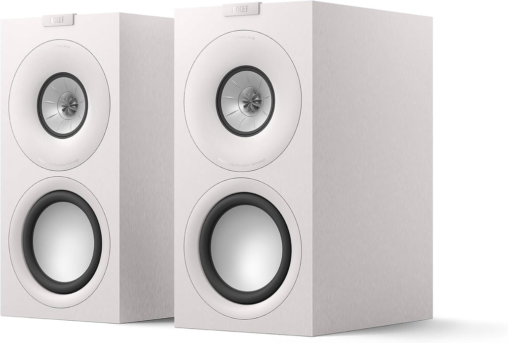 KEF Q Concerto Meta Three-Way Bookshelf Speakers High-Fidelity Standmount Loudspeakers White Pair Zevon