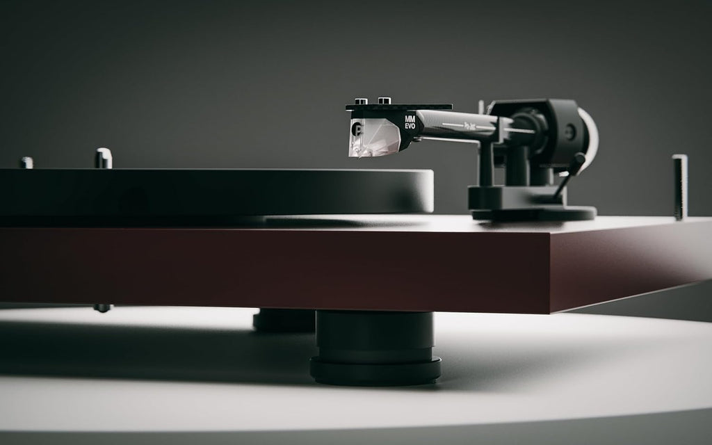 Turntable with Pick it MM EVO Cartridge High Gloss Black