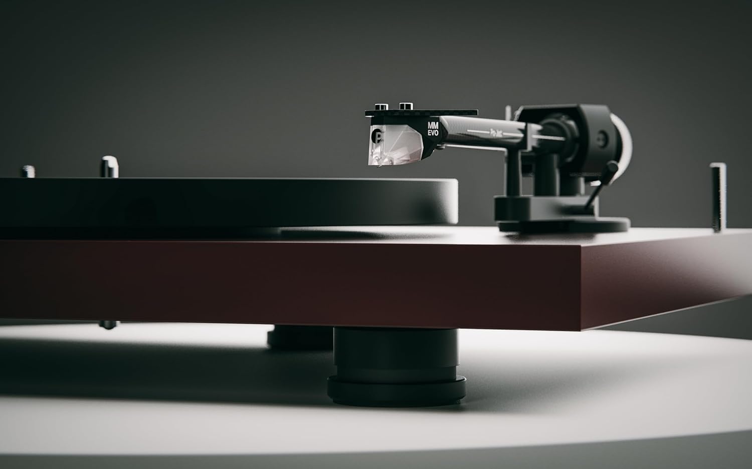 Turntable with Pick it MM EVO Cartridge High Gloss Black