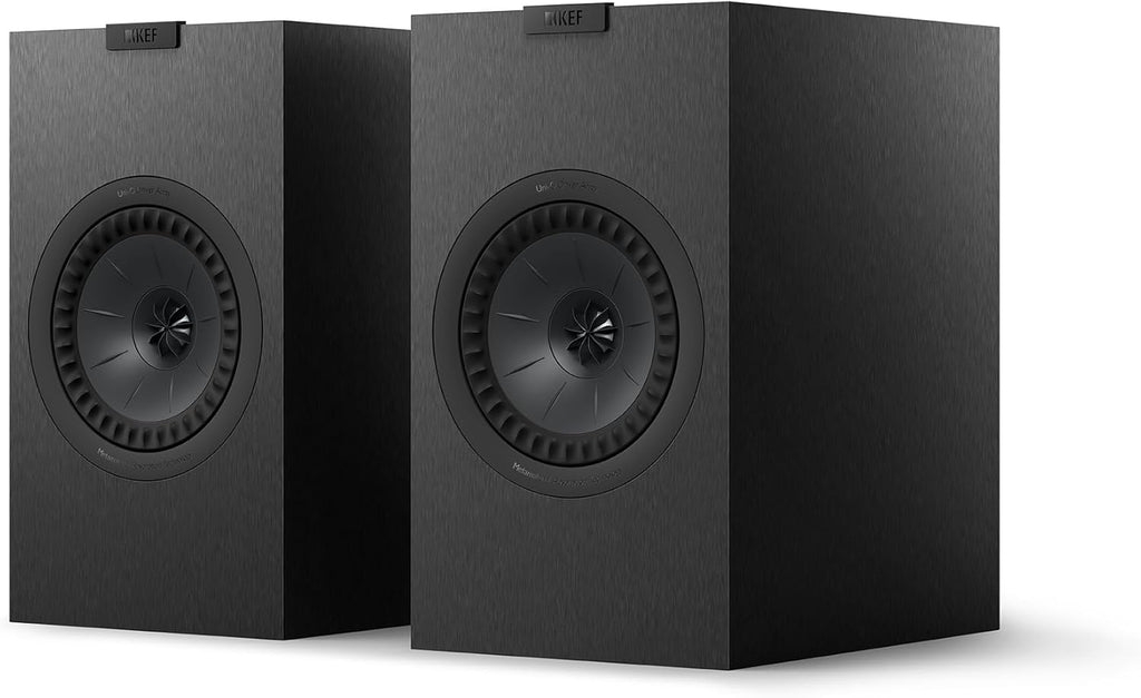 KEF Q3 Meta Bookshelf Speakers High-Fidelity Standmount Loudspeakers Black Pair Zevon