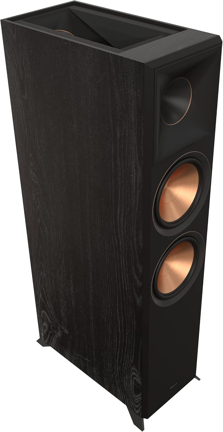 Reference Premiere RP-8060FA II Floorstanding Speakers Dolby Atmos Tower Loudspeakers Ebony Pair with 25ft Wire Zevon