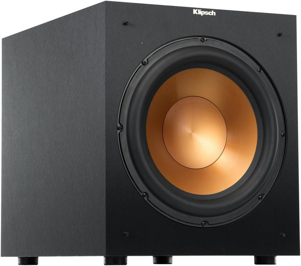 Klipsch Reference 5.1 Home Theater System with R-620F Floorstanding Speakers, 12SW Subwoofer, 52C Center & R-41M Bookshelf Black Zevon